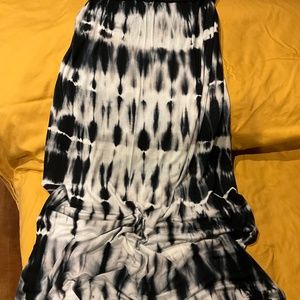 LONG TIE DYE SKIRT